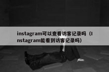 instagram可以查看访客记录吗（Instagram能看到访客记录吗）