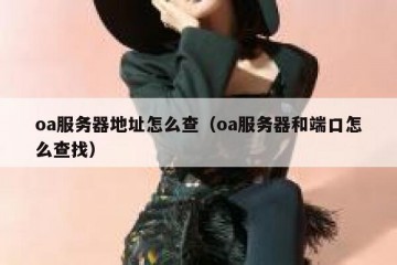 oa服务器地址怎么查（oa服务器和端口怎么查找）