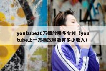 youtube10万播放赚多少钱（youtube上一万播放量能有多少收入）