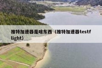 推特加速器是啥东西（推特加速器testflight）
