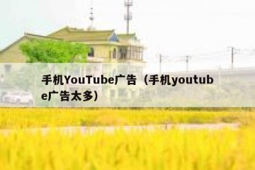 手机YouTube广告（手机youtube广告太多）
