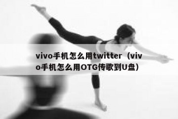 vivo手机怎么用twitter（vivo手机怎么用OTG传歌到U盘）