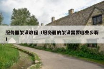 服务器架设教程（服务器的架设需要哪些步骤）