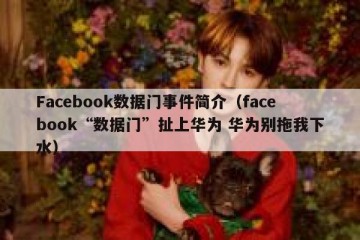 Facebook数据门事件简介（facebook“数据门”扯上华为 华为别拖我下水）