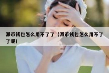 派币钱包怎么用不了了（派币钱包怎么用不了了呢）