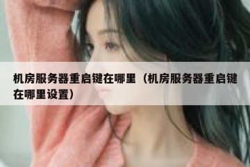 机房服务器重启键在哪里（机房服务器重启键在哪里设置）