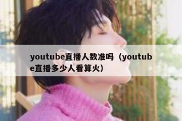 youtube直播人数准吗（youtube直播多少人看算火）