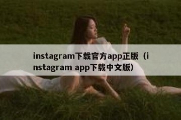 instagram下载官方app正版（instagram app下载中文版）