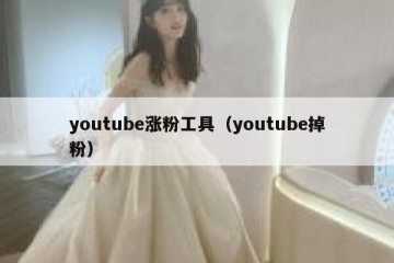 youtube涨粉工具（youtube掉粉）