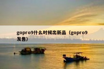 gopro9什么时候出新品（gopro9发售）