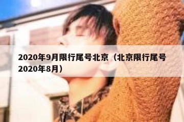2020年9月限行尾号北京（北京限行尾号2020年8月）