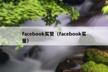 facebook买赞（facebook买量）