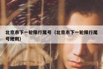 北京市下一轮限行尾号（北京市下一轮限行尾号规则）