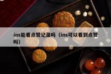 ins能看点赞记录吗（ins可以看到点赞吗）