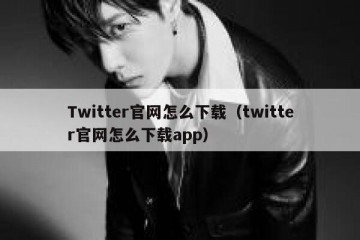 Twitter官网怎么下载（twitter官网怎么下载app）