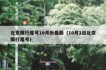 北京限行尾号10月份最新（10月1日北京限行尾号）