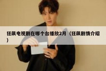 狂飙电视剧在哪个台播放2月（狂飙剧情介绍）