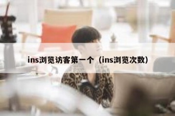 ins浏览访客第一个（ins浏览次数）