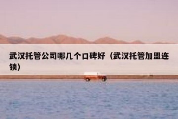 武汉托管公司哪几个口碑好（武汉托管加盟连锁）