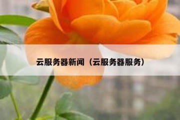 云服务器新闻（云服务器服务）