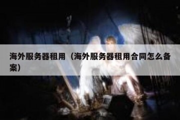 海外服务器租用（海外服务器租用合同怎么备案）