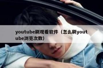 youtube刷观看软件（怎么刷youtube浏览次数）