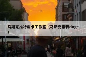 马斯克推特皮卡工作室（马斯克推特doge）