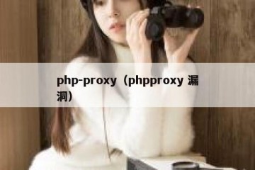 php-proxy（phpproxy 漏洞）