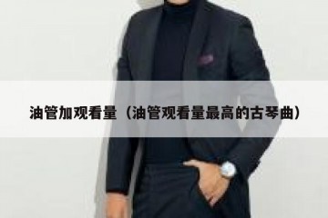 油管加观看量（油管观看量最高的古琴曲）