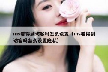 ins看得到访客吗怎么设置（ins看得到访客吗怎么设置隐私）