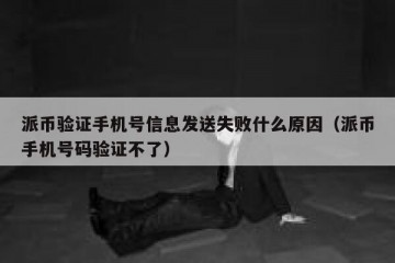 派币验证手机号信息发送失败什么原因（派币手机号码验证不了）