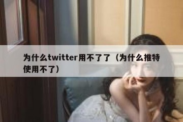 为什么twitter用不了了（为什么推特使用不了）