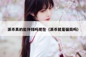 派币真的能挣钱吗现在（派币就是骗局吗）