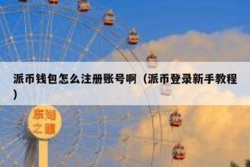 派币钱包怎么注册账号啊（派币登录新手教程）