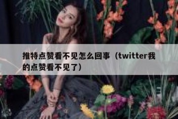 推特点赞看不见怎么回事（twitter我的点赞看不见了）