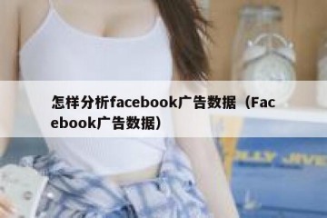 怎样分析facebook广告数据（Facebook广告数据）