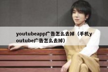 youtubeapp广告怎么去掉（手机youtube广告怎么去掉）