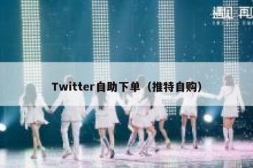 Twitter自助下单（推特自购）