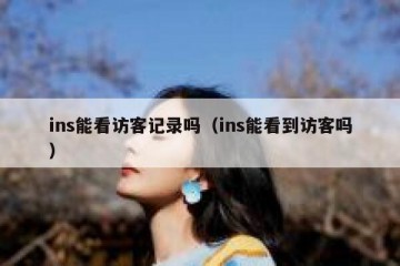 ins能看访客记录吗（ins能看到访客吗）