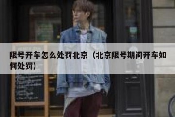 限号开车怎么处罚北京（北京限号期间开车如何处罚）