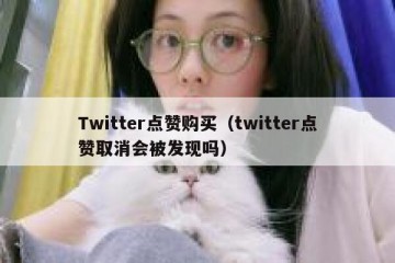 Twitter点赞购买（twitter点赞取消会被发现吗）