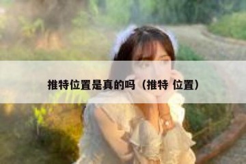 推特位置是真的吗（推特 位置）