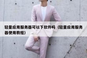 轻量应用服务器可以下软件吗（轻量应用服务器使用教程）