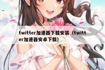 twitter加速器下载安装（twitter加速器安卓下载）