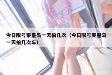 今日限号秦皇岛一天拍几次（今日限号秦皇岛一天拍几次车）