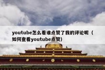 youtube怎么看谁点赞了我的评论呢（如何查看youtube点赞）