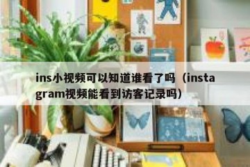 ins小视频可以知道谁看了吗（instagram视频能看到访客记录吗）