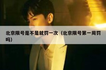 北京限号是不是就罚一次（北京限号第一周罚吗）