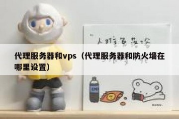 代理服务器和vps（代理服务器和防火墙在哪里设置）