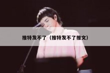 推特发不了（推特发不了推文）